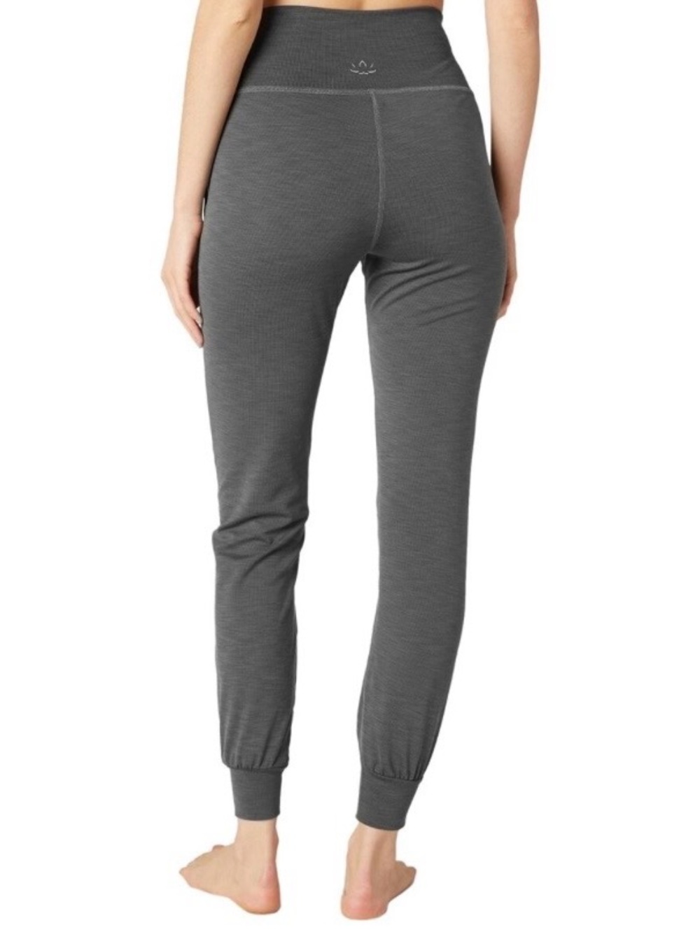 Beyond Yoga Gray Heather Rib Joggers Size Small